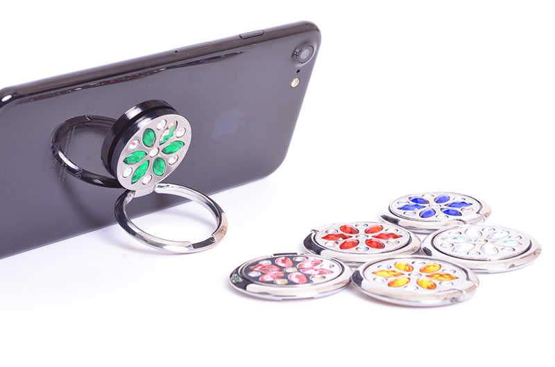 Zore RNG-07 Ring Telefon Yüzük Tutucu Aparat Mavi