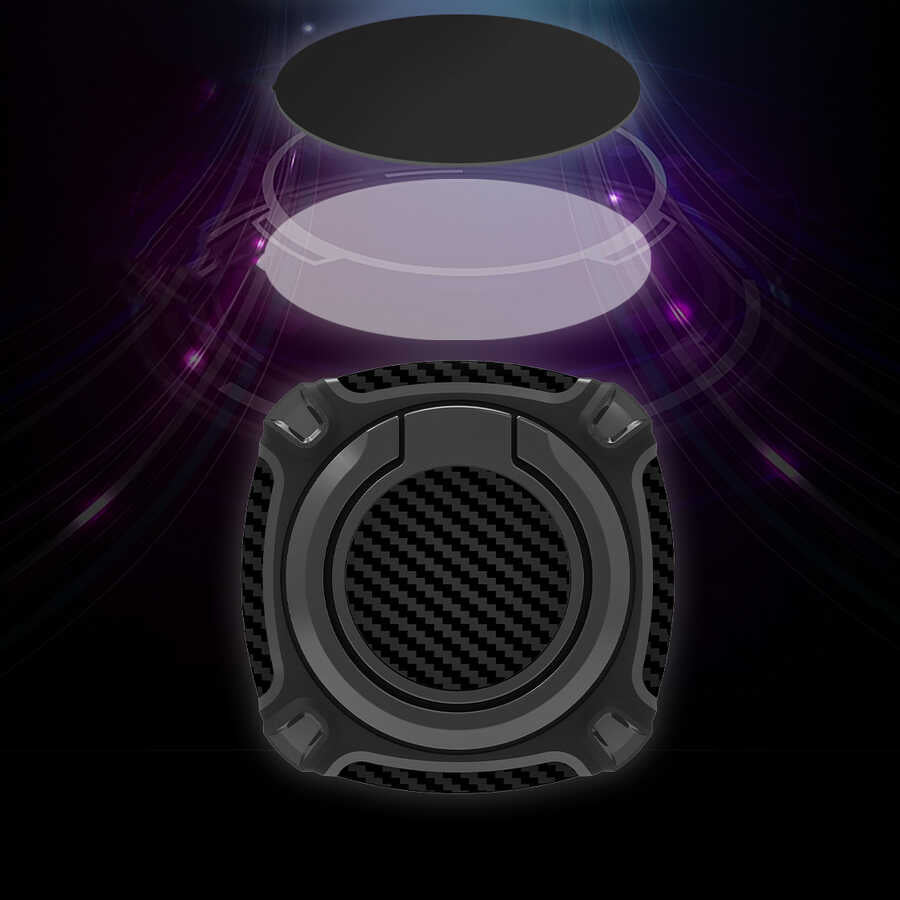 Zore RNG-27 Ring Telefon Yüzük Tutucu Aparat Siyah