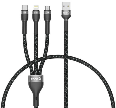 Zore Shira Serisi 3in1 USB Kablo 30cm
