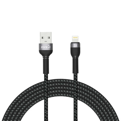 Zore Shira Serisi Lightning USB Kablo 3m Siyah
