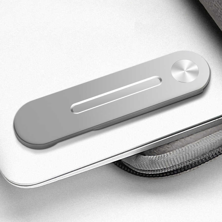 Zore SJ05 Laptop - Monitör Telefon Tutucu Gümüş