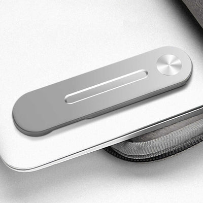 Zore SJ05 Laptop - Monitör Telefon Tutucu Gümüş