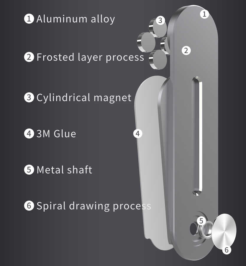 Zore SJ05 Laptop - Monitör Telefon Tutucu Gümüş