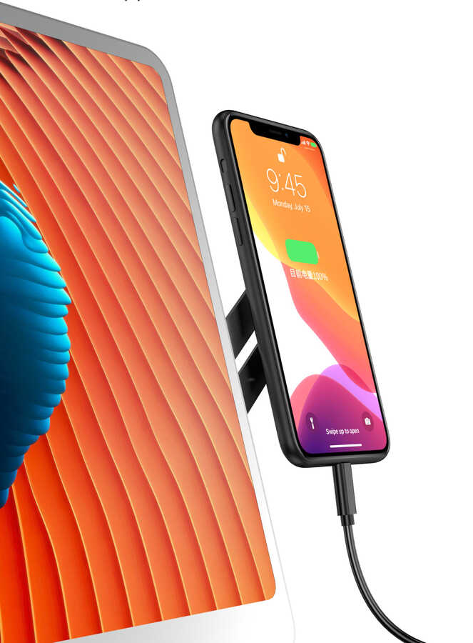 Zore SJ05 Laptop - Monitör Telefon Tutucu Gümüş