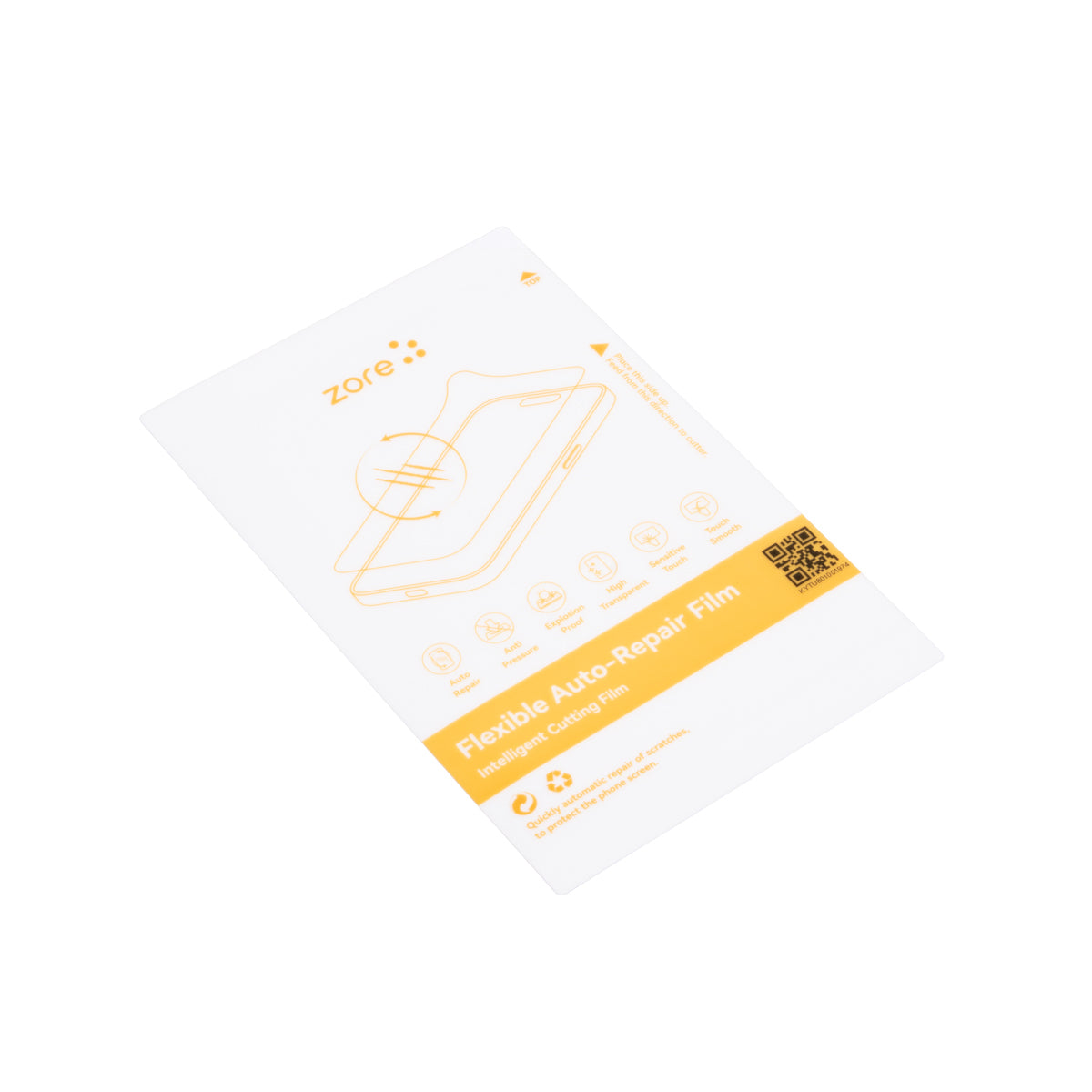 Zore Special Edition EPU Auto-Repair Clear Ekran Koruyucu 196mmx125mm 50 Adet Şeffaf