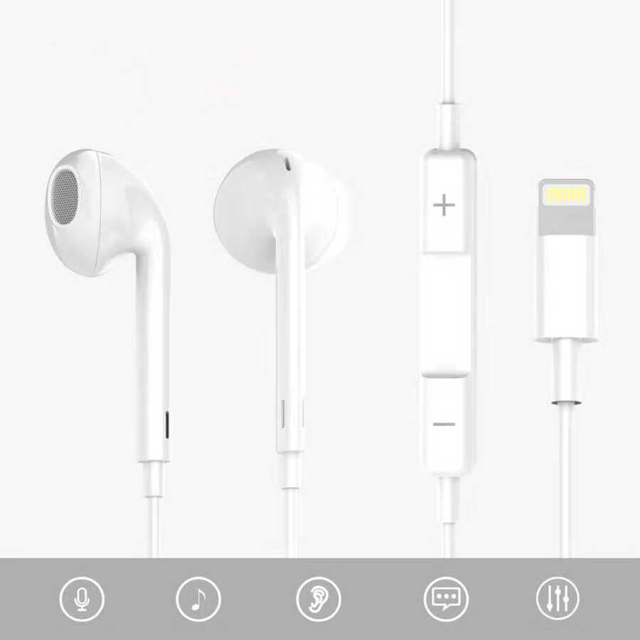 Zore Tak Çalıştır Lightning Kulaklık Beyaz