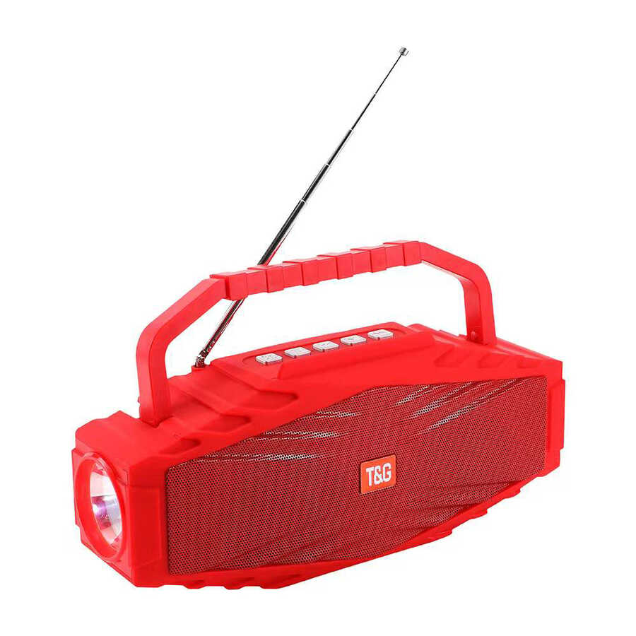 Zore TG-804 Bluetooth Speaker Hoparlör Kırmızı