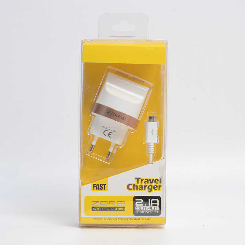Zore Tiger 2000 Mah 2 in 1 Micro Ev Şarj Seti Beyaz