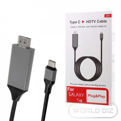 Zore Type-C HDMI Kablo Kırmızı Kutulu Siyah