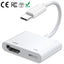 Zore Type-C to Type-C PD100W + HDMI 4K@30Hz 2in1 Adaptör Beyaz