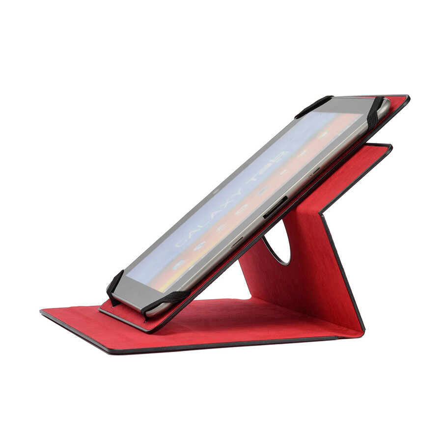 Zore Unik Universal 13 Inch Rotating Stand Case Red 