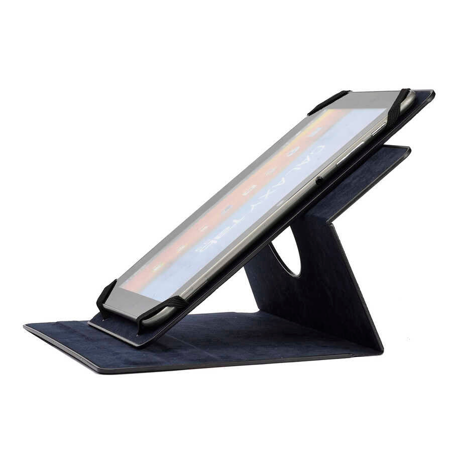 Zore Unik Universal 12 Inch Rotating Stand Case Black 