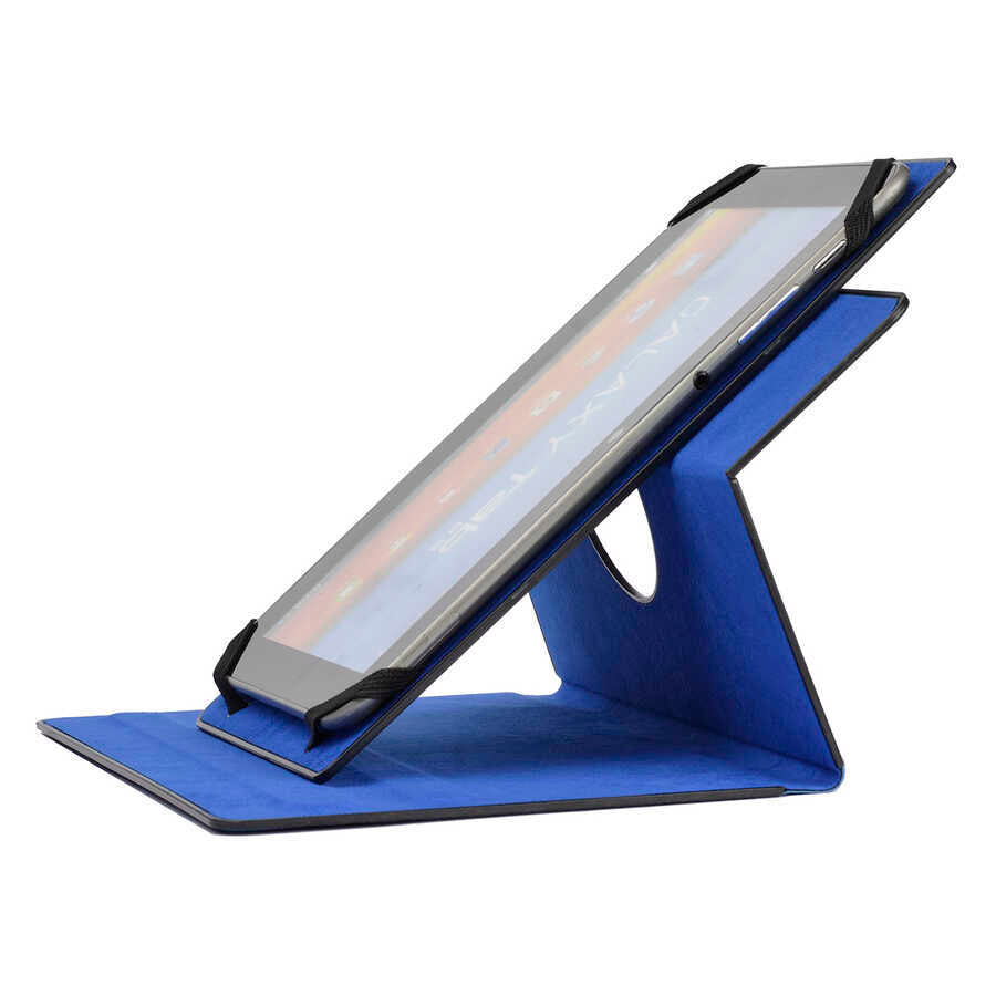 Zore Unik Universal 12 Inch Rotating Stand Case Blue 
