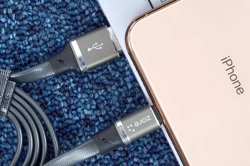 Zore Lightning Vera Usb Kablo Siyah