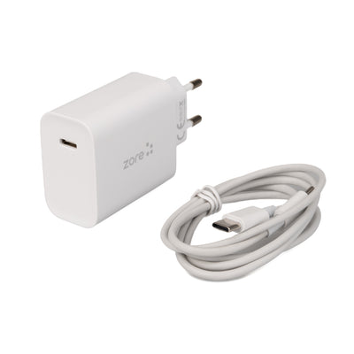Zore XMac Series X6 Type-C to Type-C Home Charger 20W White