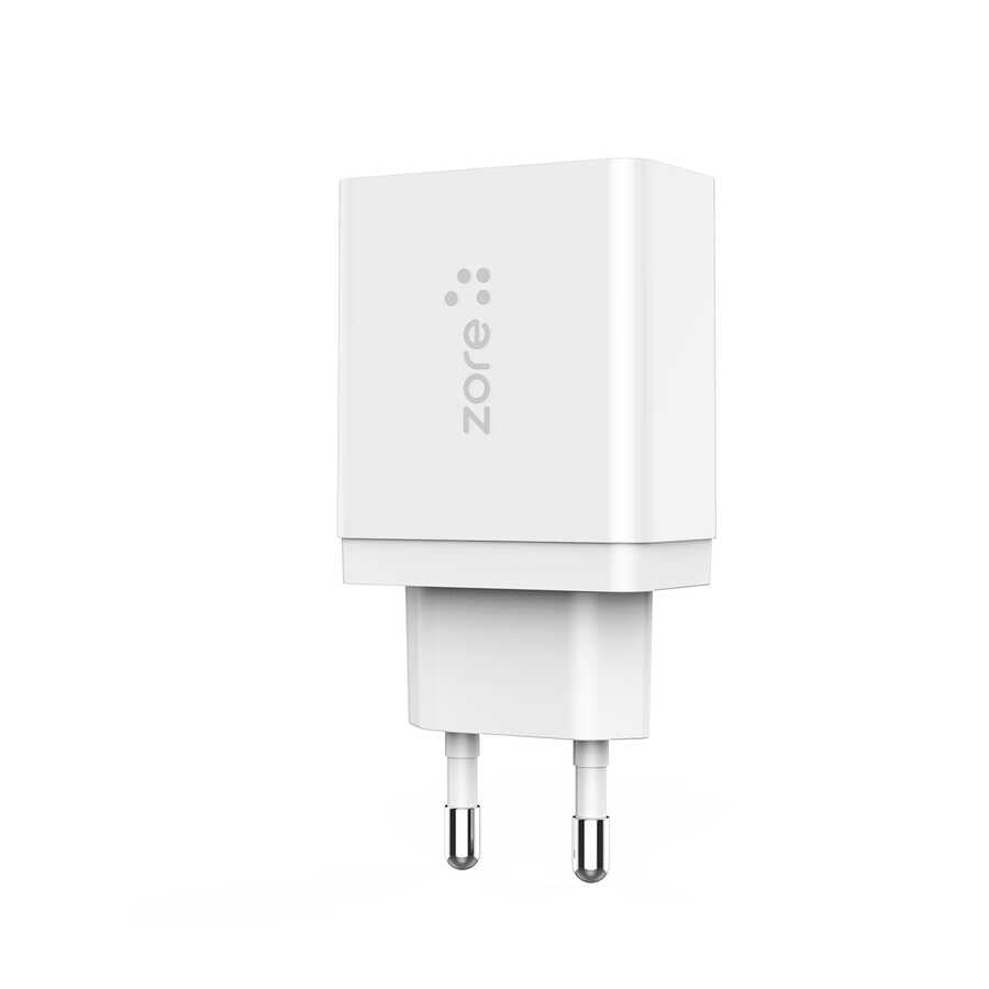 Zore XMac Serisi ZR-X2 Type-C 2 in 1 Şarj Seti Beyaz