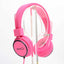 Zore Y-6338 MP3 3.5mm Kulaklık Pembe