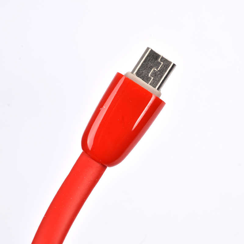 Zore Yassı Yumuşak Micro Usb Kablo Beyaz