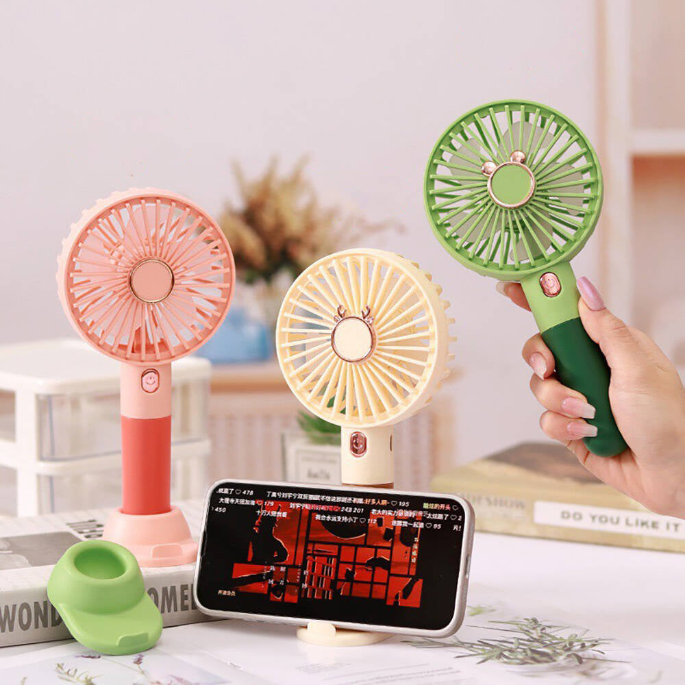 Zore ZB122 Mini Fan Portable Cooling Fan Pink 