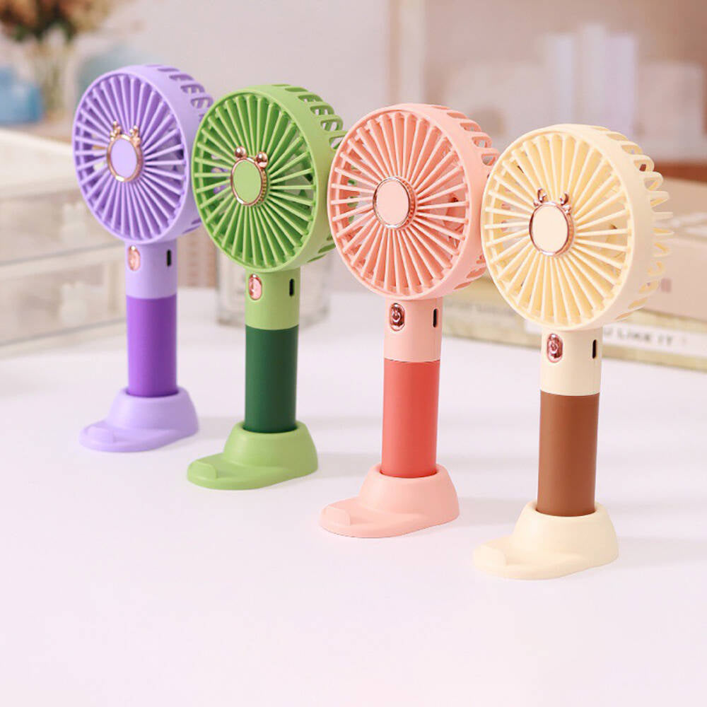 Zore ZB122 Mini Fan Portable Cooling Fan Pink 