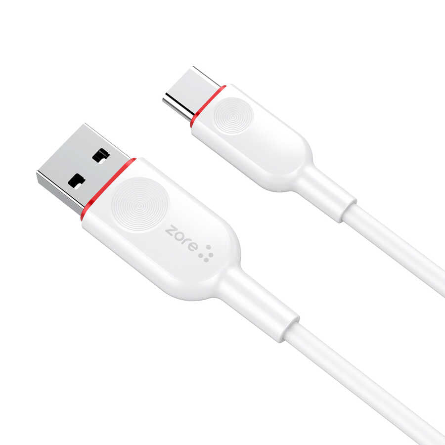 Zore ZCL-03 Type-C Usb Kablo Beyaz