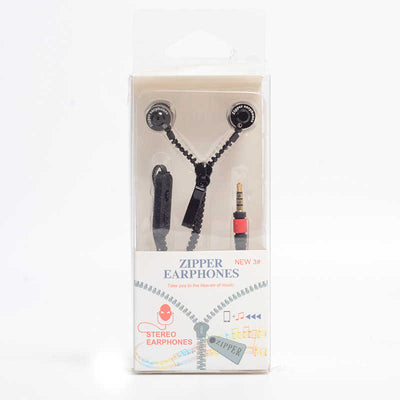 Zore Zipper Fermuar 3.5mm Kulaklık Beyaz