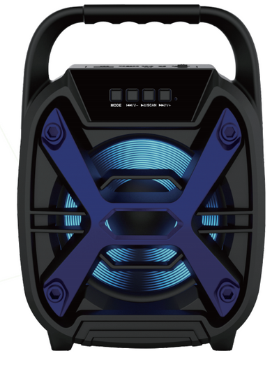 Zore ZQS-6110 Bluetooth Speaker With FM Radio Hoparlör Mavi