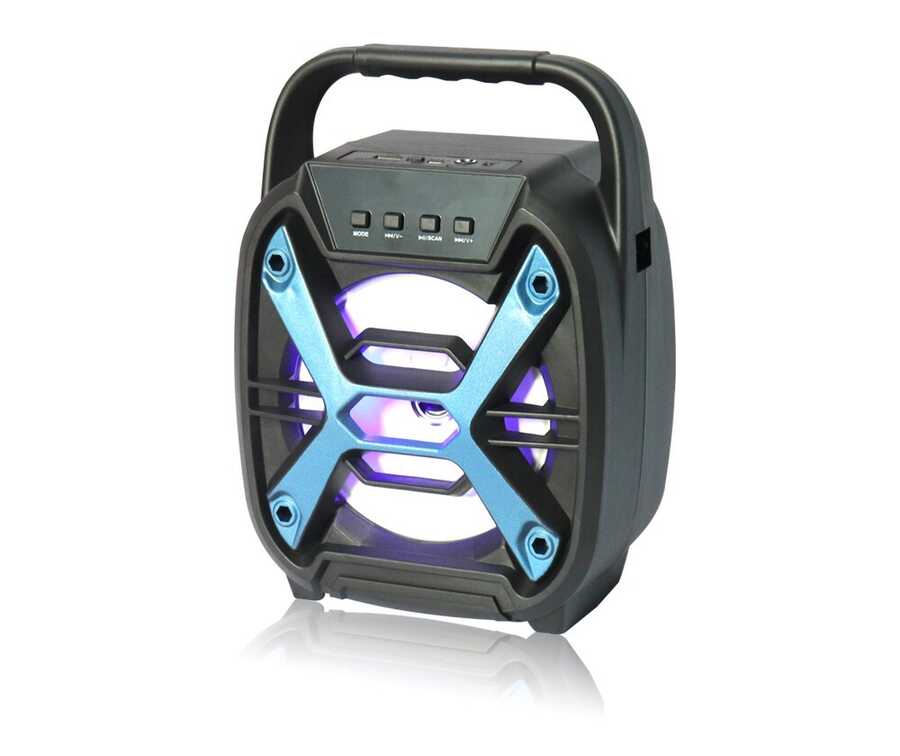 Zore ZQS-6110 Bluetooth Speaker With FM Radio Hoparlör Mavi