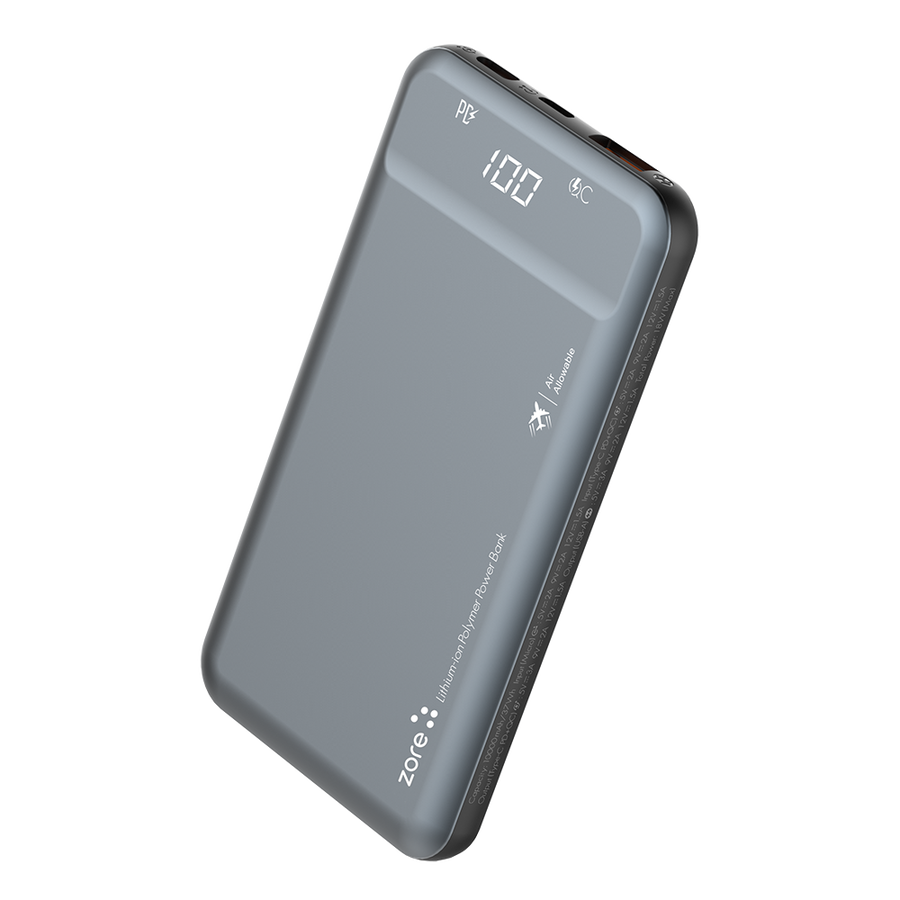 Zore ZR-1015 10000 Mah Powerbank Gri