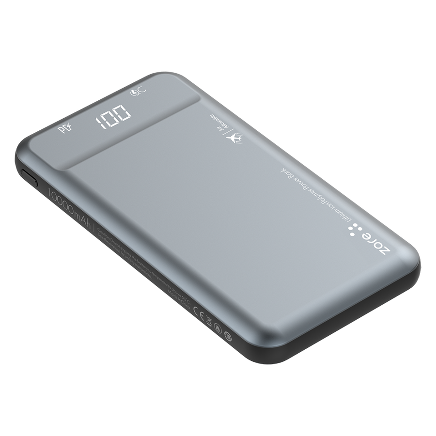 Zore ZR-1015 10000 Mah Powerbank Gri