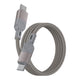 Zore ZR-44 Type-C to Type-C PD 100W Örgü Tasarımlı Hızlı Şarj Özellikli Data ve Şarj Kablosu 1M Gri