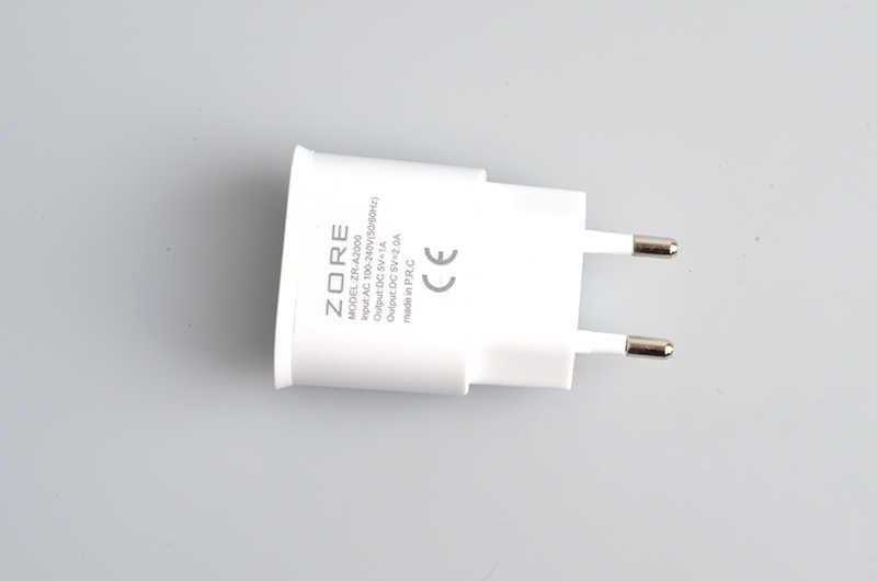 Zore ZR-A2000 2 Usb li Lightning Ev Şarj Seti Beyaz