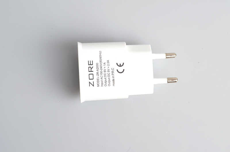 Zore ZR-A2000 2 Usb li Micro Ev Şarj Seti Beyaz